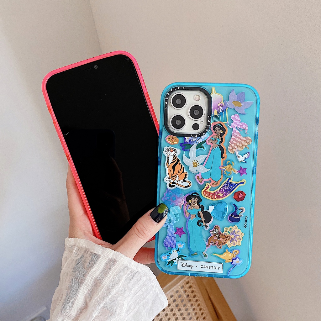 Ốp Điện Thoại TPU Chống Sốc Hình Công Chúa Hoạt Hình Cho iPhone 14 13 12 11 Pro Max Mini XS XR X 8 7 6 6S + SE 2020