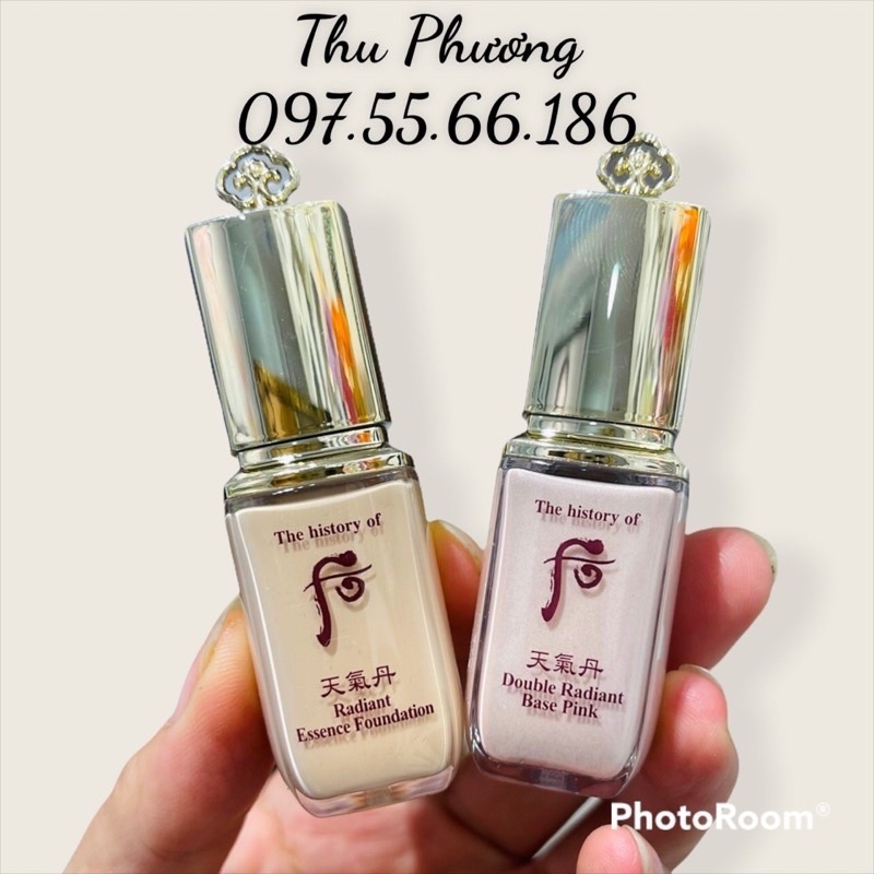 CẶP LÓT - NỀN WHOO VELVET LIQUID FOUNDATION 6ML