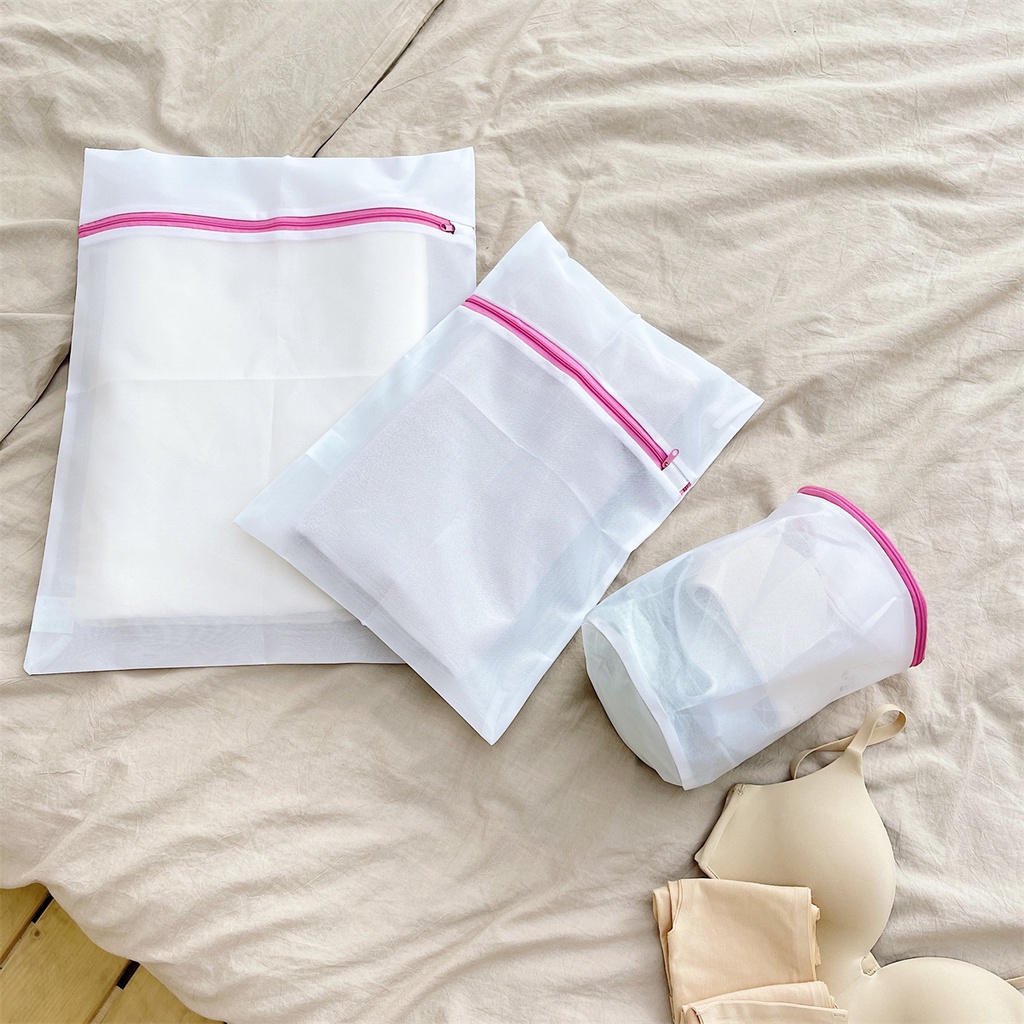 Túi lưới giặt đồ cho máy giặt - Túi giặt đồ lót hình tròn bảo vệ quần áo khi giặt