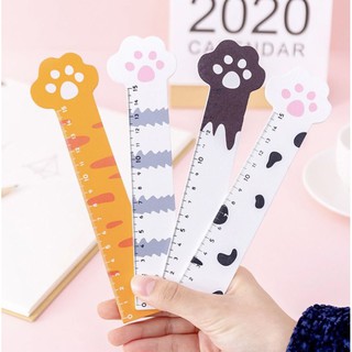 Thước kẻ bò sữa 12cm.