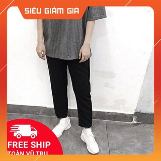 [Hình thật] quần baggy thun POLY basic Unisex