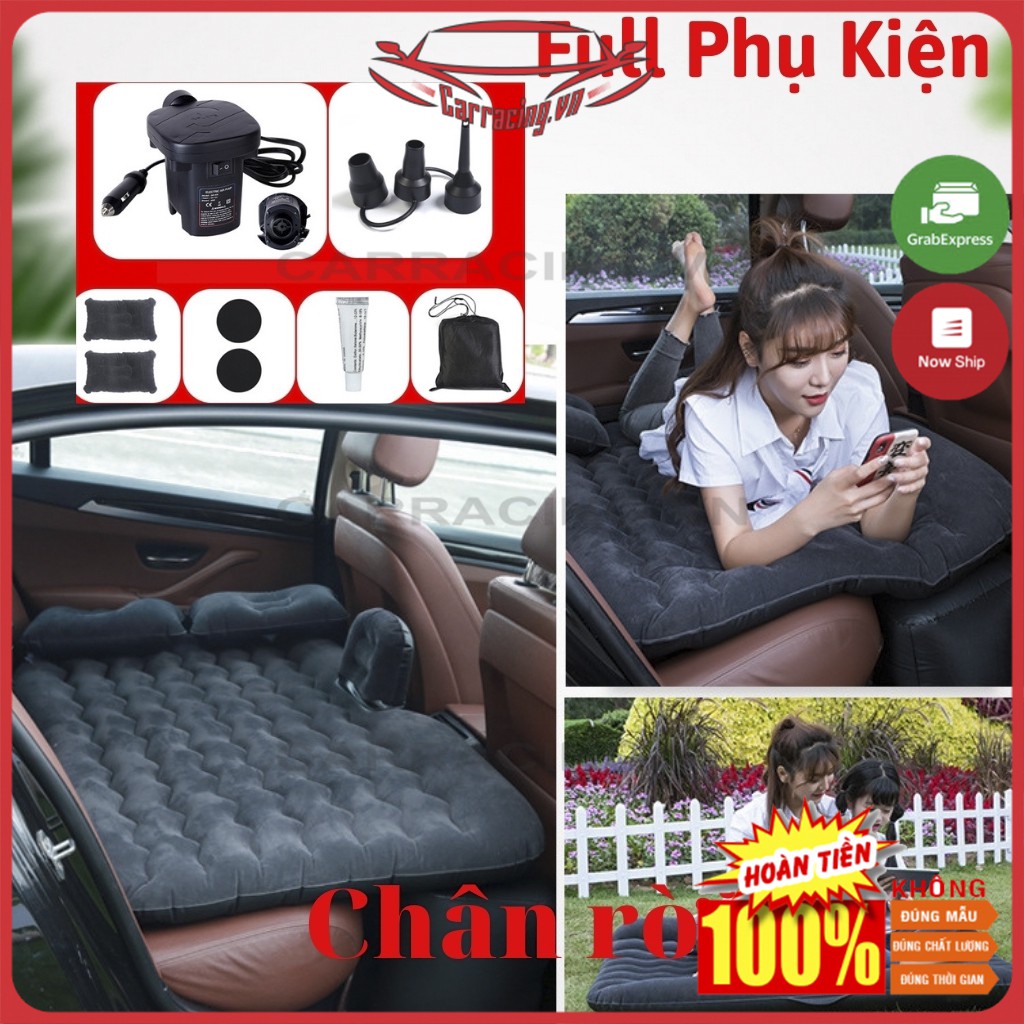 Đệm hơi ô tô CARRACING Nệm Hơi Xe Ô Tô ⚡ Chân Rời Cao Cấp ⚡ Xe Hơi - Xe oto ⚡ 4 5 7 chỗ , TẶNG bơm điện 12V và 2 gối | BigBuy360 - bigbuy360.vn