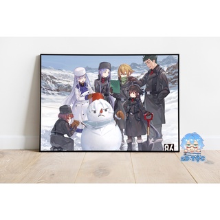 POSTER A3 ANIME MANGA 86 EIGHTY SIX (13) - 2D Tộc Shop