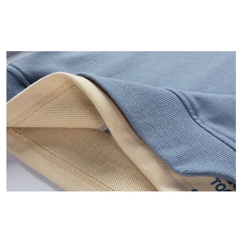 Áo sweatshirt cổ thuyền dáng rộng xu hướng thời trang mùa thu cho nam giới