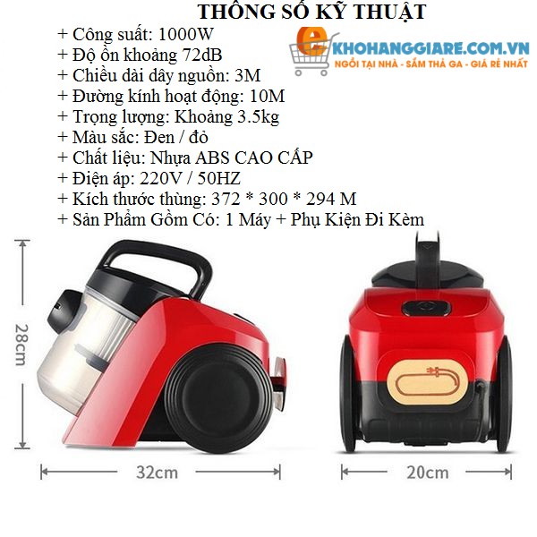 Máy hút bụi cầm tay 1000W phù hợp sử dụng cho gia đình hàng nội địa Trung XY 1008 - đồ gia dụng - Có bảo hành | BigBuy360 - bigbuy360.vn