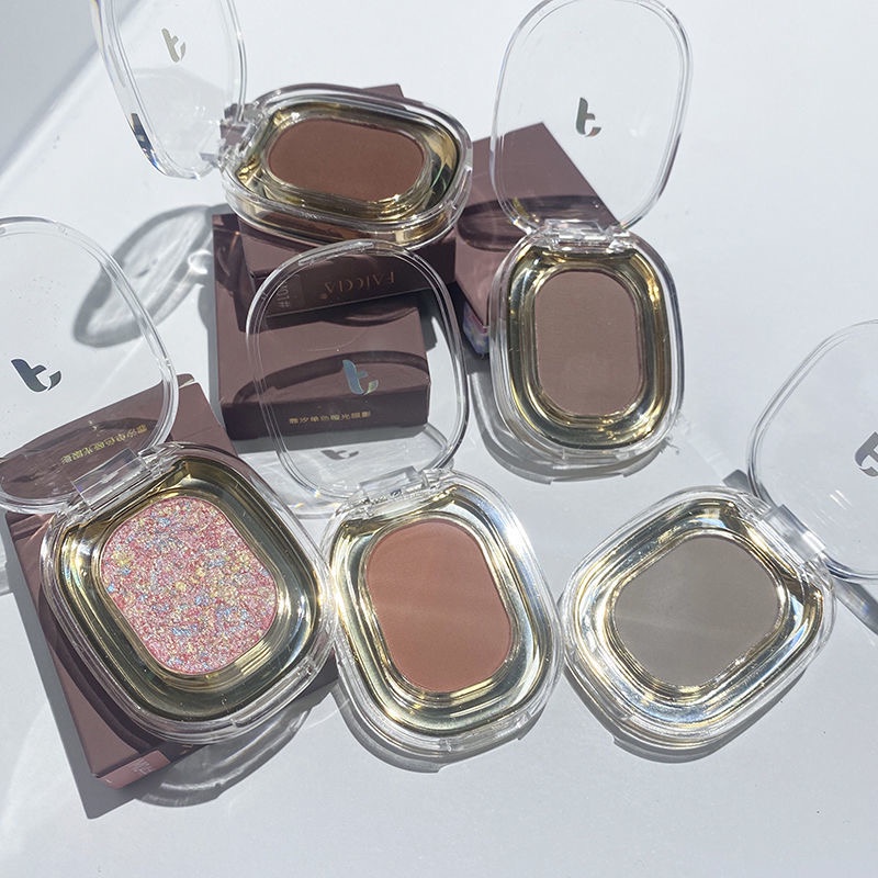 Phấn Mắt FAICCIA Màu Đơn Sắc Ánh Ngọc Trai Lấp Lánh Không Thấm Nước Và Mồ Hôi