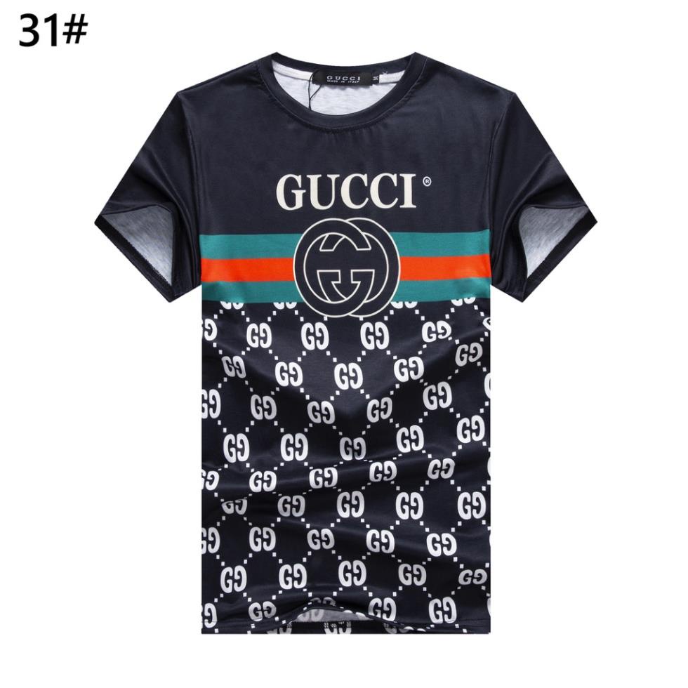 Áo Thun Tay Ngắn Cổ Tròn In Hình gucci Thời Trang Mùa Hè Cho Nam size M-3XL 31 2022ss# New