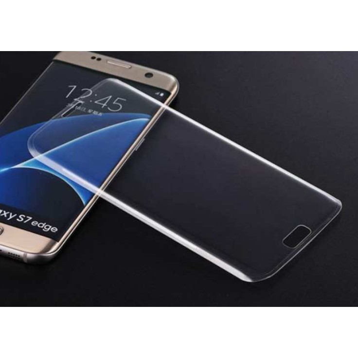 Kính Full Màn 4D cho Samsung S7 Edge Tặng ốp dẻo Silicon SM