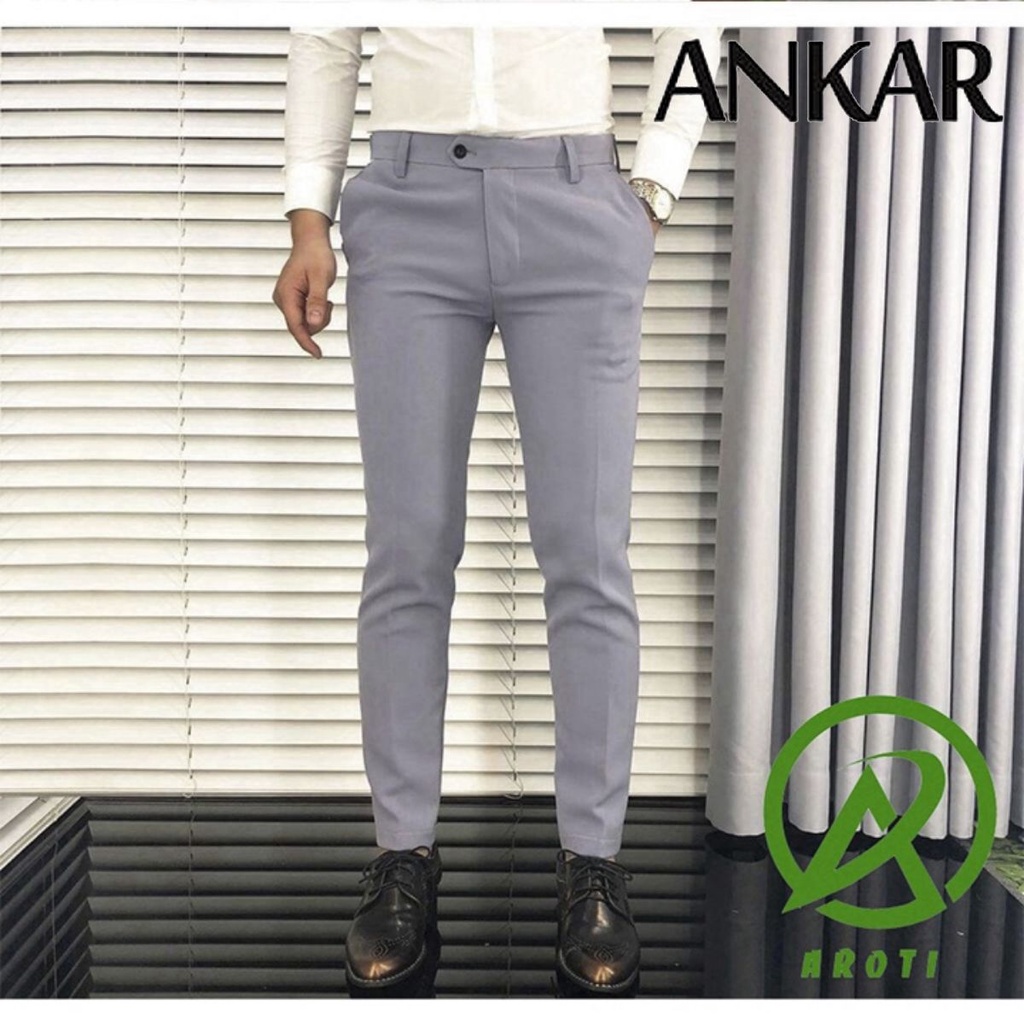 Quần Tây Nam ANKAR Ống Côn Vải Cotton Đẹp Cao Cấp, Co Giãn Tốt Dáng Âu Đứng,Công Sở Màu Đen,Xám,Xanh,Ghi-Đủ Size QA45-G