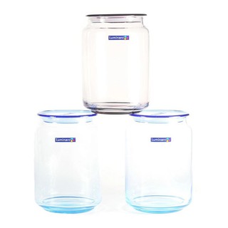 BỘ 3 HŨ THỦY TINH LUMINARC RONDO SOLID COLORO L9851 750ML
