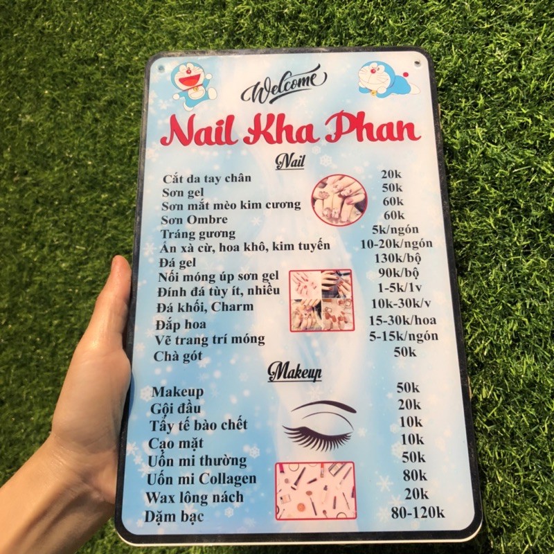 Menu để bàn quán cafe _ standee để bàn nhà hàng_ In và thiết kế theo yêu cầu