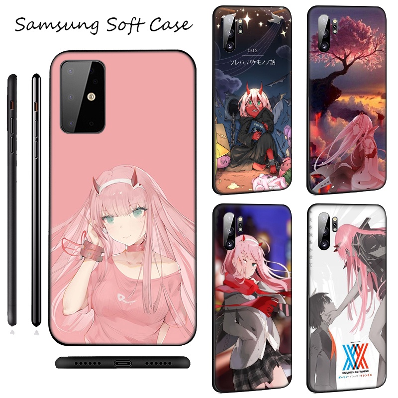 Ốp điện thoại mềm in hoạt hình zero two cho Samsung Galaxy J2 J4 J5 J7 Prime Core Pro F62 M62 A52 A32 A01 LU133