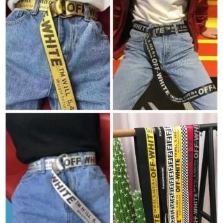 Thắt lưng Ulzzang OFF WhITe