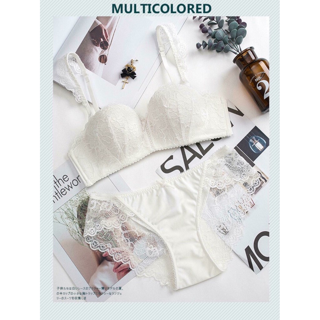 [ẢNH THẬT] BỘ ĐỒ LÓT CÚP NGANG CÓ GỌNG ĐỆM VỪA MÃ: 21745 | BigBuy360 - bigbuy360.vn