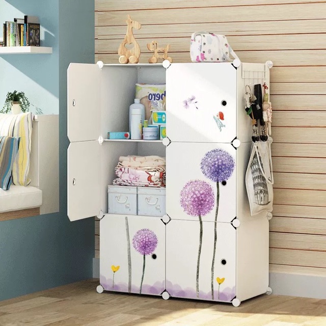 { HOT HIT ĐÃ VỀ}- Tủ nhựa ghép 6 ô thân sâu 47cm. Tặng kèm 1 treo đồ. Mẫu bán chạy nhất