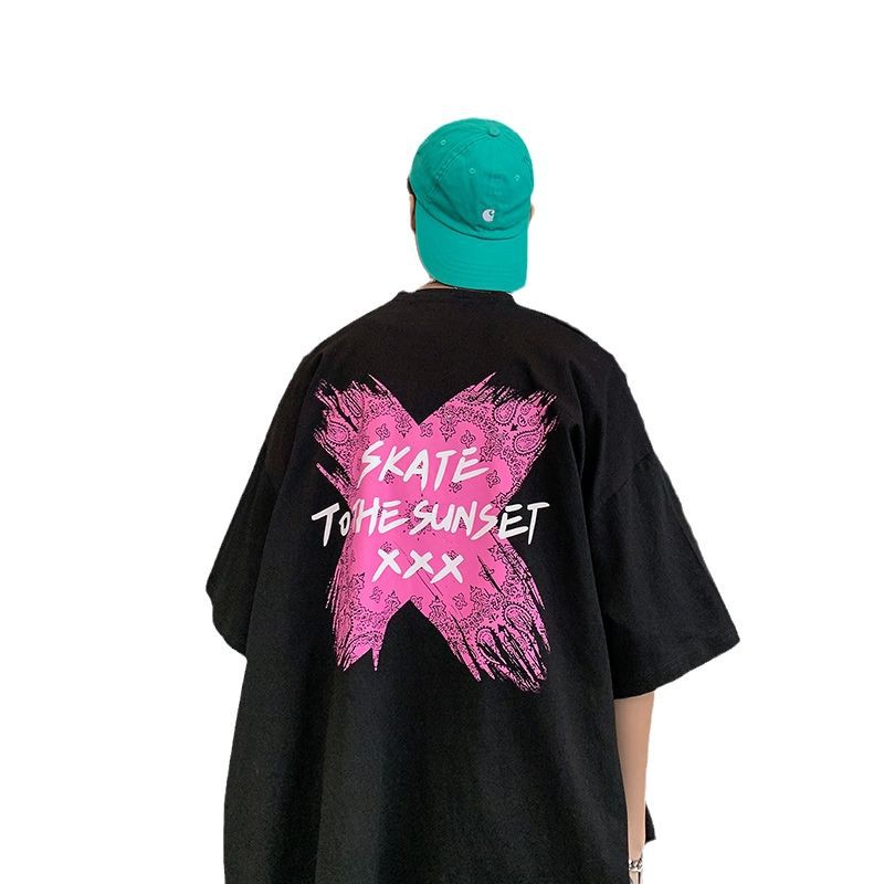 Áo thun tay lỡ nam nữ, áo phông unisex form rộng chất cotton mát mịn thấm hút mồ hôi in hình ANDA | BigBuy360 - bigbuy360.vn