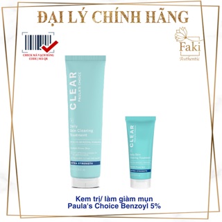 Kem giảm mụn Paula's Choice Clear Extra Strength Daily Skin Treatment With Benzoyl Peroxide - Kem giảm mụn