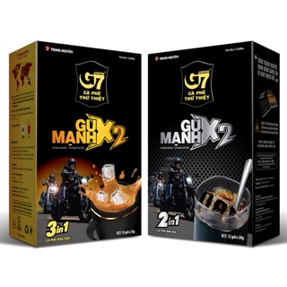 Cà phê g7 – gu mạnh x2 loại 3in1 trung nguyên