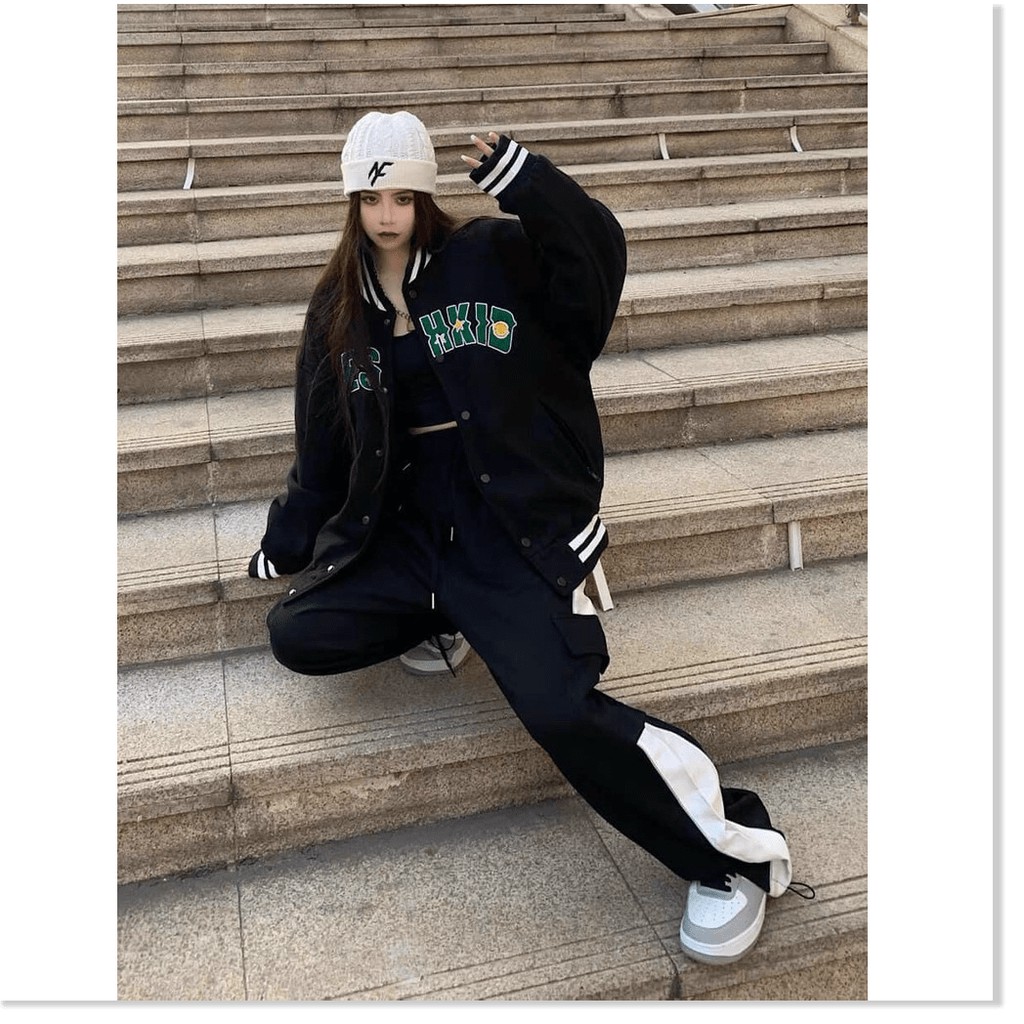 ÁO KHOÁC DÙ BOMBER UNISEX NAM NỮ THỜI TRANG MỚI KME