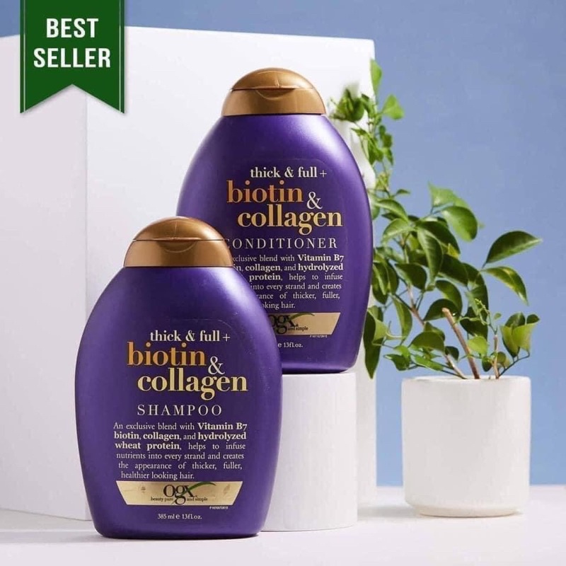 BỘ DẦU GỘI XẢ BIOTIN COLLAGEN TÍM