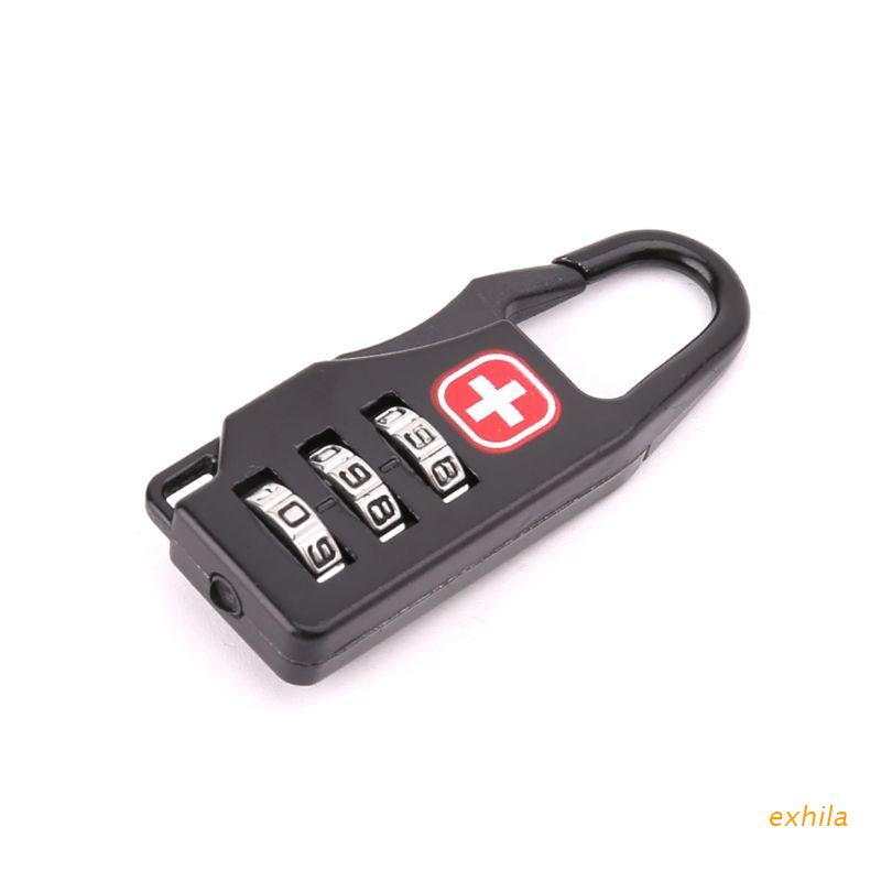 Ổ khóa số mini hình chữ thập an toàn cho hành lý du lịch | BigBuy360 - bigbuy360.vn