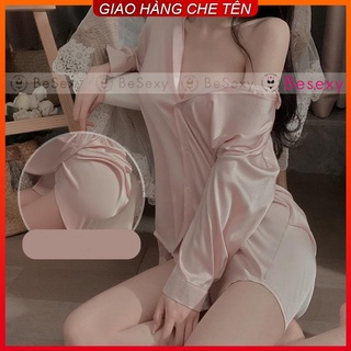 Áo Sơ Mi Trắng Dáng Dài Áo Sơ Mi Lụa Sang Chảnh Nhiều Màu