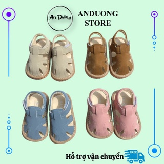 Giày tập đi cho bé, giày tập đi cho bé gái, bé trai đế êm quai mềm, dép có tiếng kêu