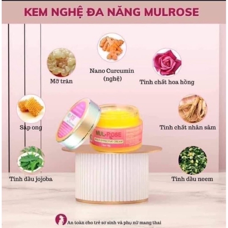 KEM ĐA NĂNG MUL ROSE CHÍNH HÃNG 30gr