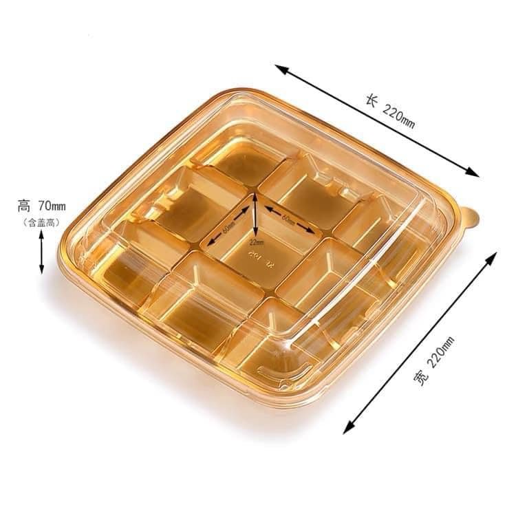 Hộp 9 Bánh 50 - 85g Đế Vàng ( Set 20 Hộp).