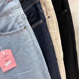 QUẦN SKINNY JEANS AILIE BASIC LƯNG CAO