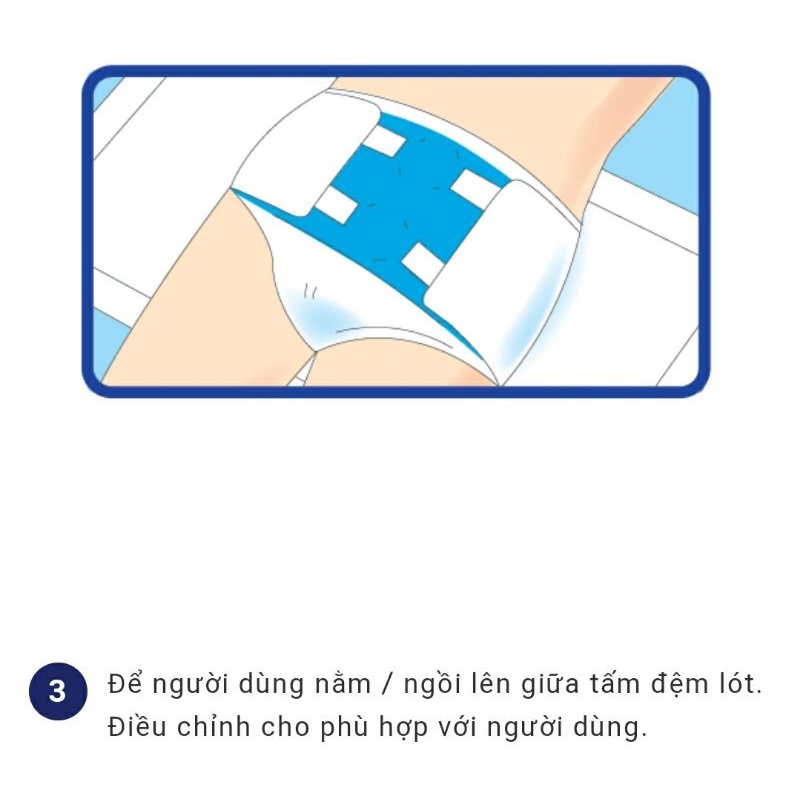 Tấm đệm lót Caryn cho người già người lớn tuổi mẹ sau sinh trẻ sơ sinh loại siêu thấm hút 42 x 72cm - Đông Anh Pharmart