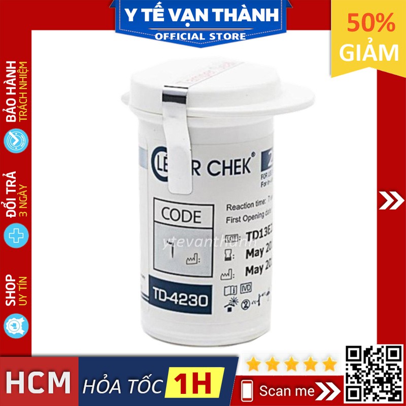 ✅ Que Thử Đường Huyết- Clever Chek TD-4230, (Date Xa) -VT0061 | Y Tế Vạn Thành