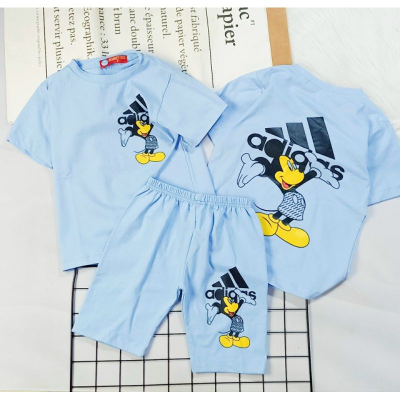 Đồ Bộ Bé Gái Cotton xuất khẩu Bộ Hè Bé Gái Size Đại 24-35kg