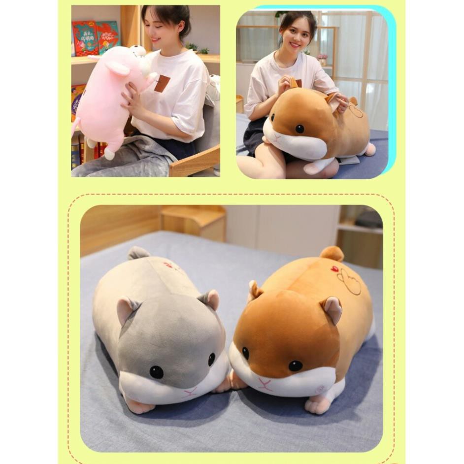 Gấu bông gối ôm chuột Hamster siêu êm