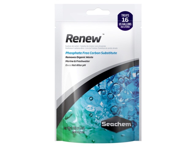 Seachem Renew 100ml/250ml/500ml - Vật liệu lọc hấp thụ hữu cơ ,kiểm soát NO3,NH4,PO4.