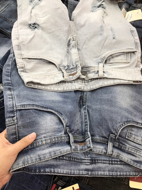 Quần jean dài nam, phối rách QN120