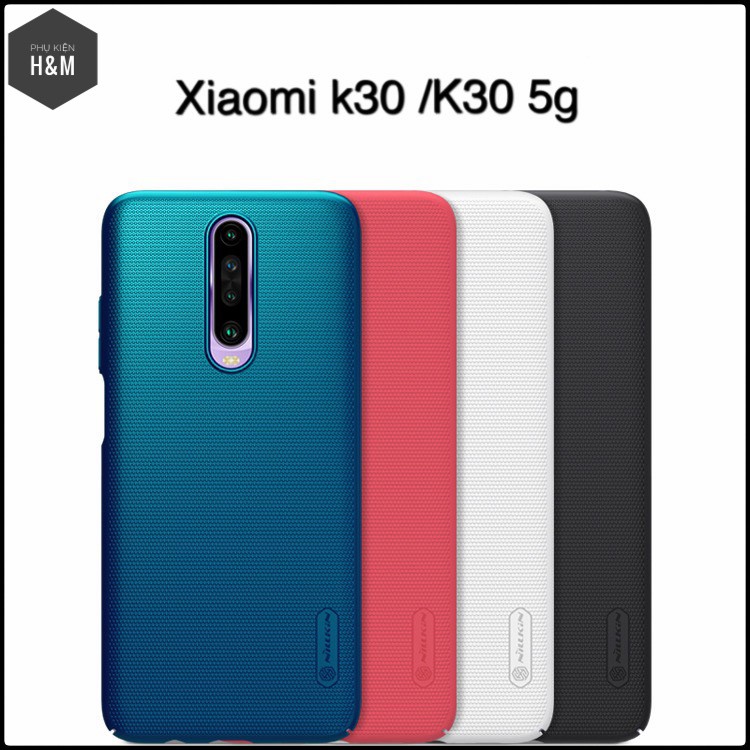 Ốp Lưng Nillkin PC Chống Vân Tay Redmi K30/ K30 5G/ K20 / K20 Pro / Poco X2/ Mi 9T(tặng giá đỡ)