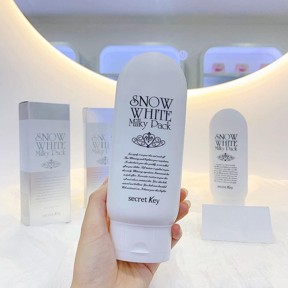 Kem Dưỡng Trắng Secret Key Body Snow White Milky Pack 200g