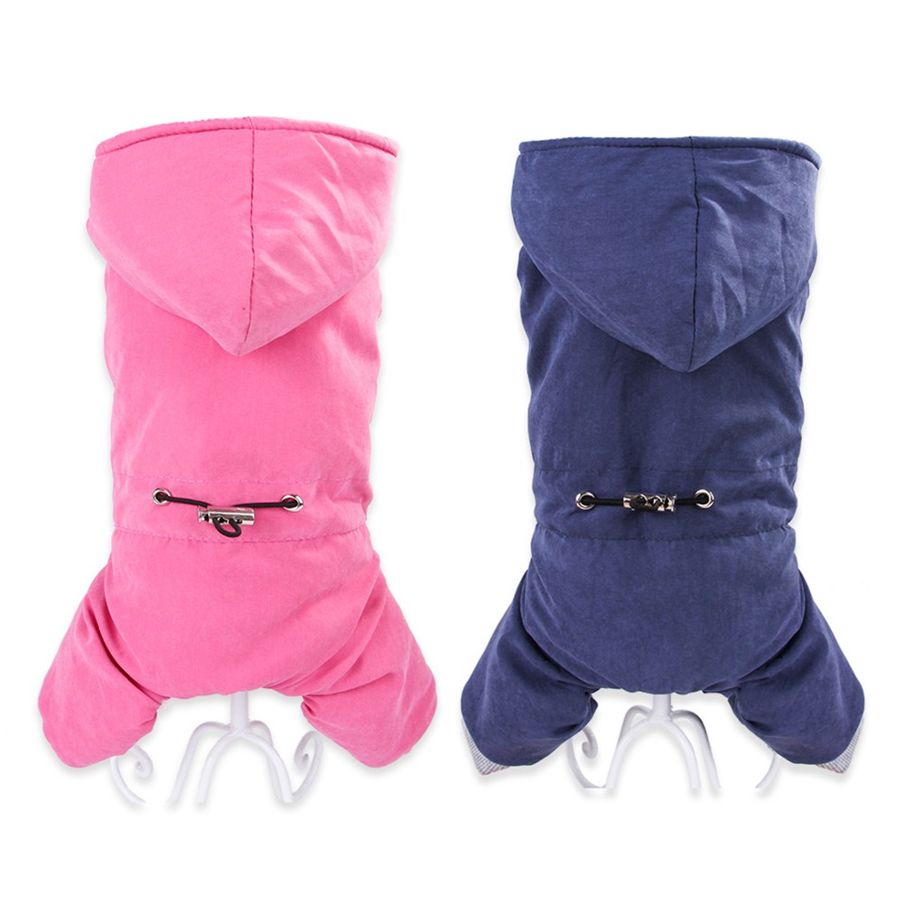 Jumpsuit Hoodie Dày Giữ Ấm Cho Thú Cưng