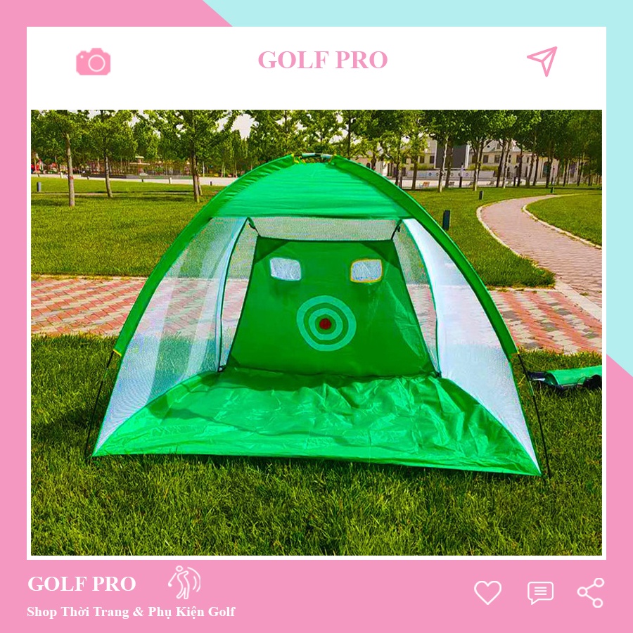 Lồng tập golf chip lưới tập Swing trong nhà di động tiện lợi tháo lắp nhanh shop GOLF PRO LT001