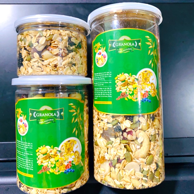 LON GRANOLA 10 LOẠI HẠT VÀ QUẢ MỌNG