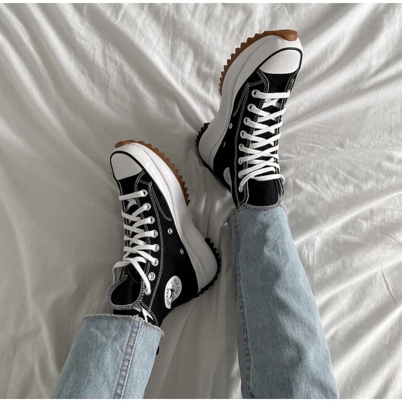 GIÀY THỂ THAO CAO CỔ C_V HIKE STAR CỔ ĐEN BẢN ĐẸP