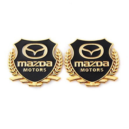 Bộ 02 Logo Bông lúa Mazda