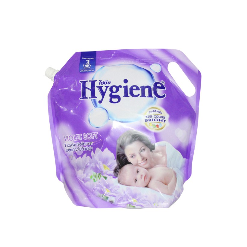 Nước xả vải siêu thơm, mềm mại Hygiene 1800ml &amp; 3500ml (Thái Lan)