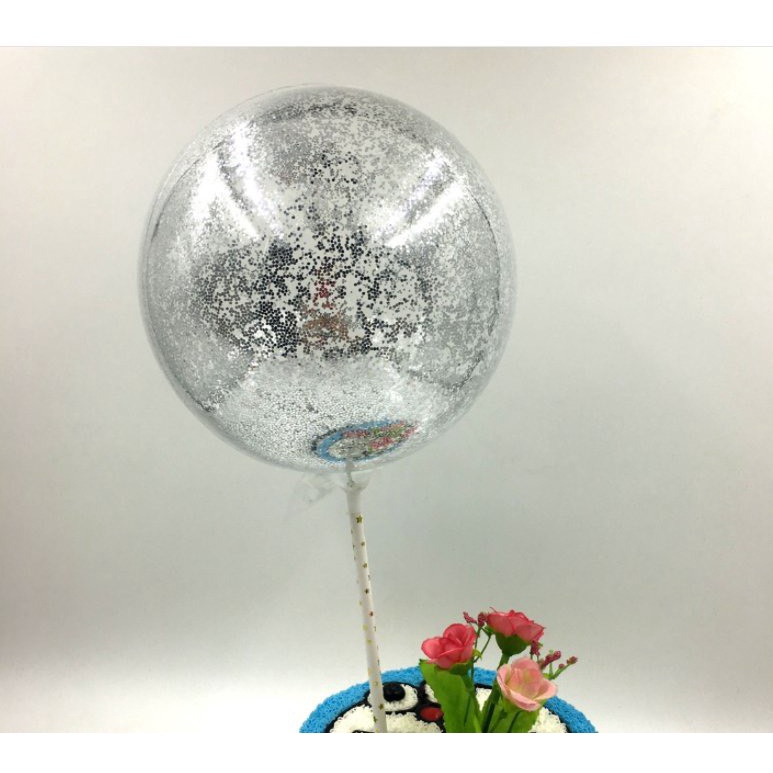 5 Bóng bay tròn hạt kim tuyến nhỏ