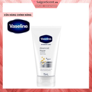 Dưỡng tay Vaseline Intensive Care Hand Cream - Advanced Repair Unscented ( 75mL )