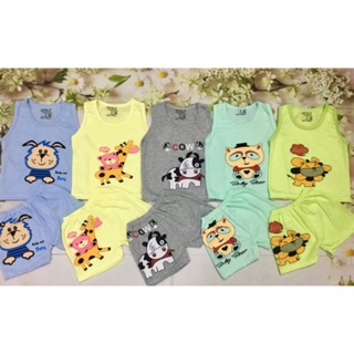 Combo 25 bộ ba lỗ đùi cotton cho bé