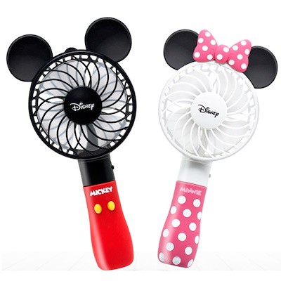 Quạt Mini Tích Điện ,Cầm Tay Mickey