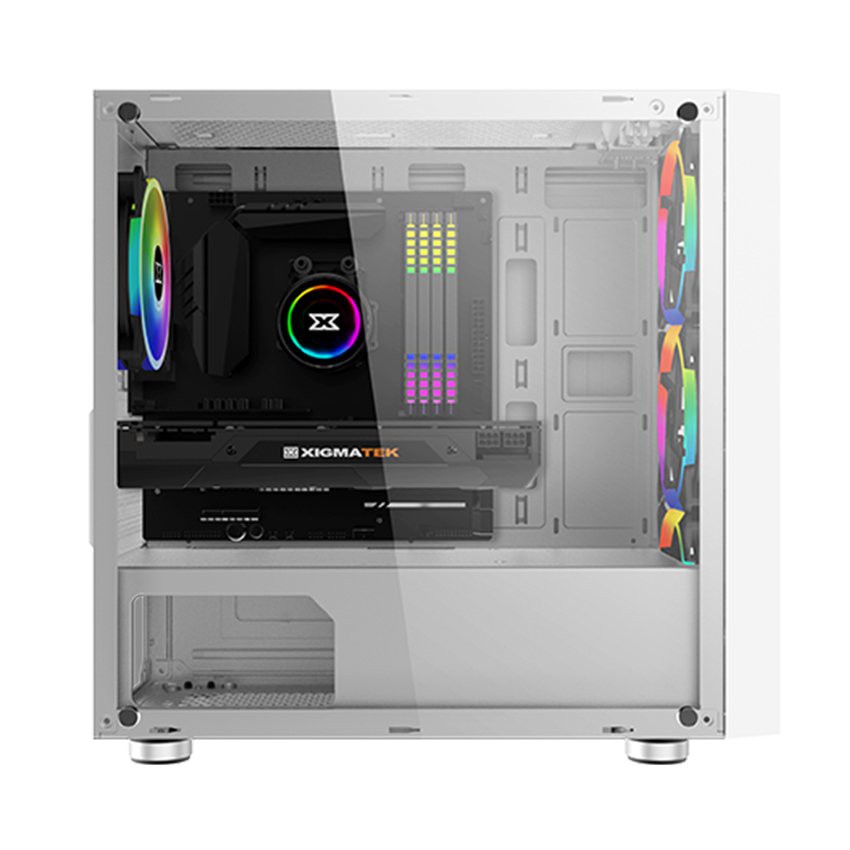 Vỏ Case XIGMATEK GEMINI (Mini Tower) PREMIUM M-ATXRGB STRIP chưa kèm fan