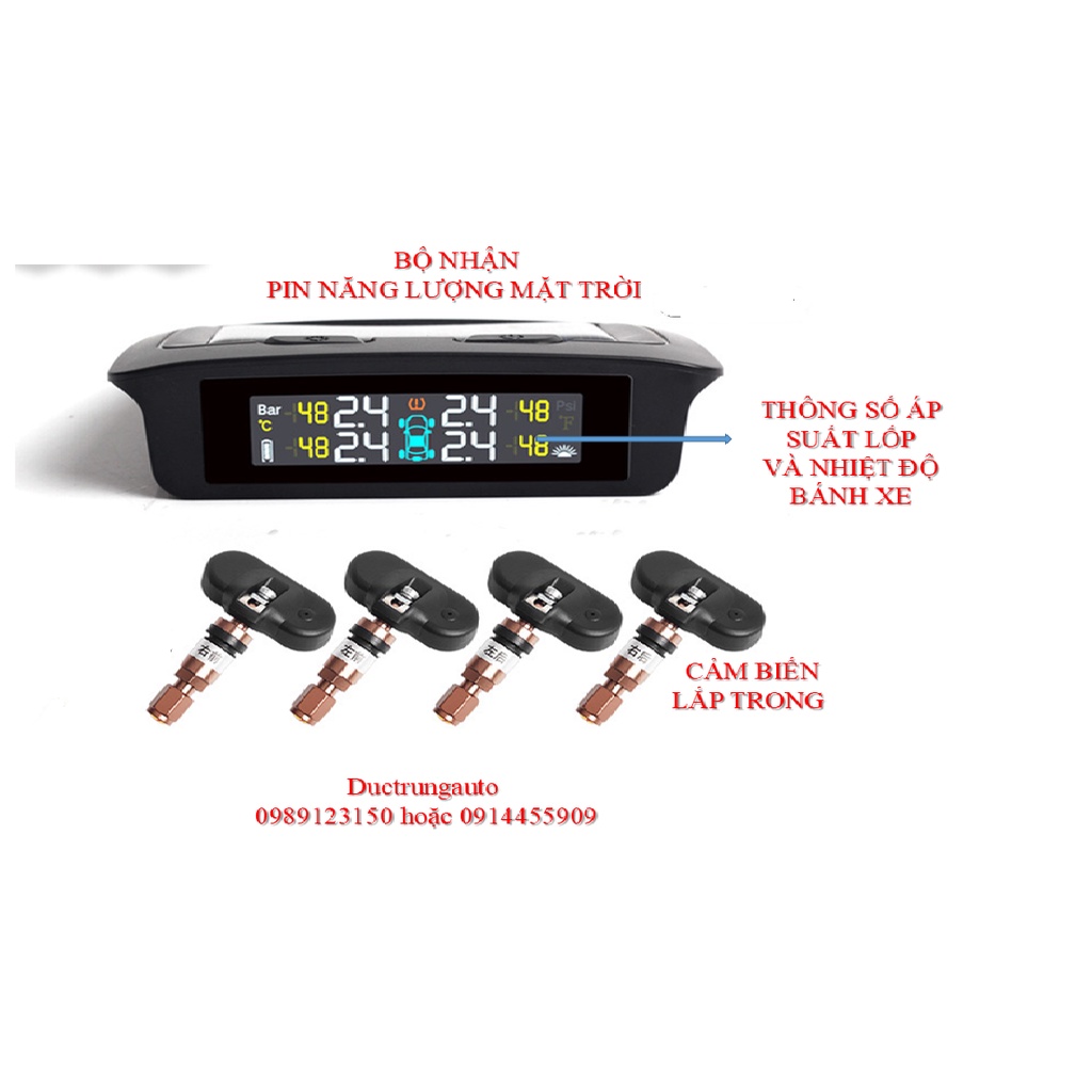Cảm biến áp suất lốp ô tô, cảm biến áp suất lốp van trong xe hơi Icar TN410
